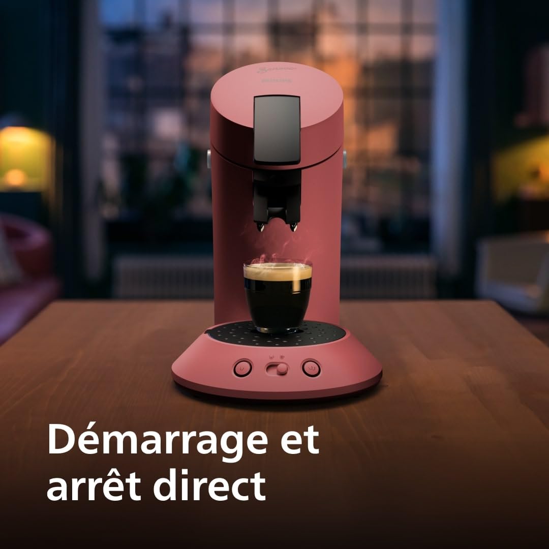 Cafetière à Dosettes SENSEO Original Plus Rouge Tendre (CSA210/35)