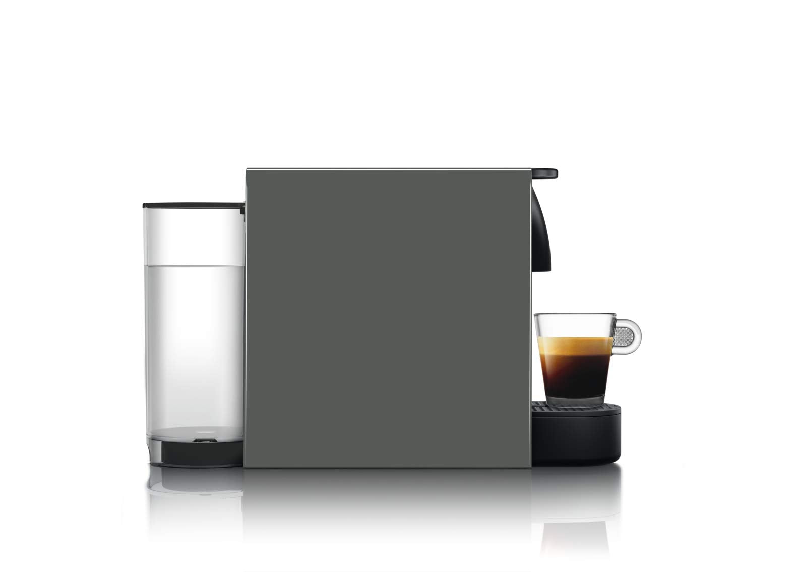 Nespresso Essenza Mini – Cafetière à Capsules Compacte, Gris Intense