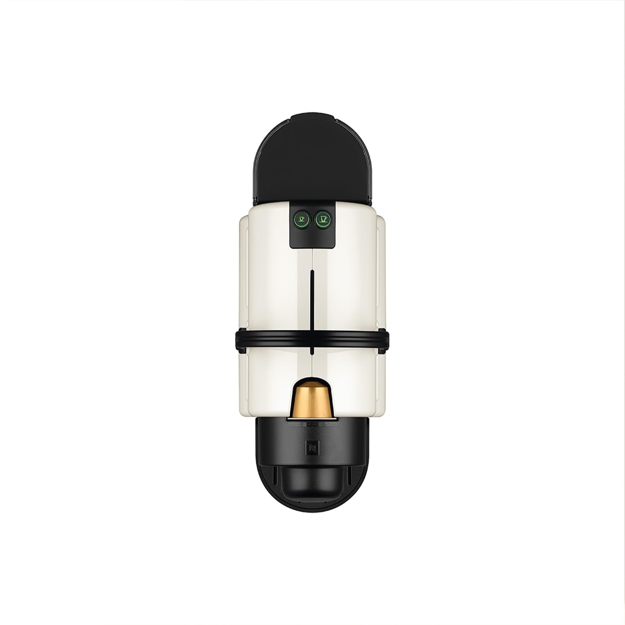 Nespresso Inissia – Cafetière Espresso Blanche, Réservoir Amovible 0,7 L