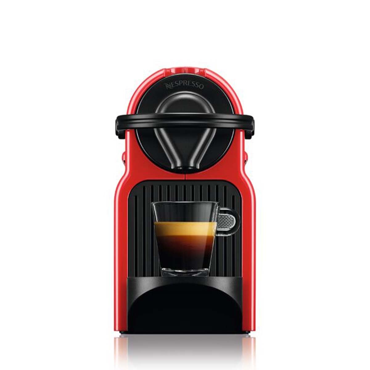Nespresso Inissia – Cafetière Espresso Compacte, Rouge