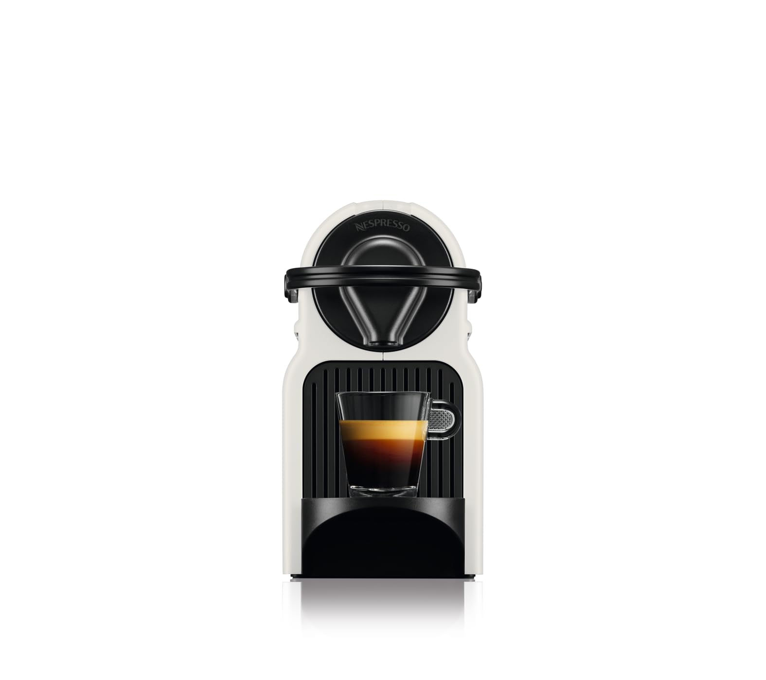 Nespresso Inissia – Cafetière Espresso Blanche, Réservoir Amovible 0,7 L