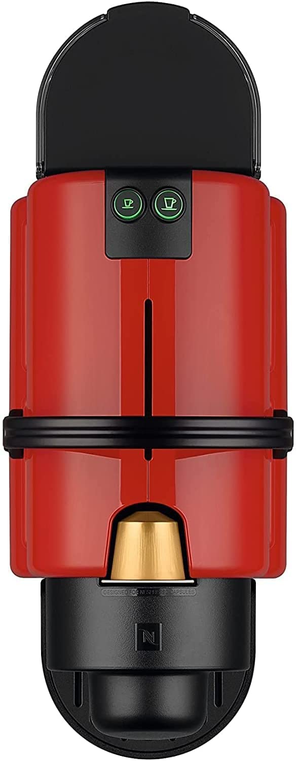Nespresso Inissia – Cafetière à Capsules Espresso & Lungo, Rouge Rubis