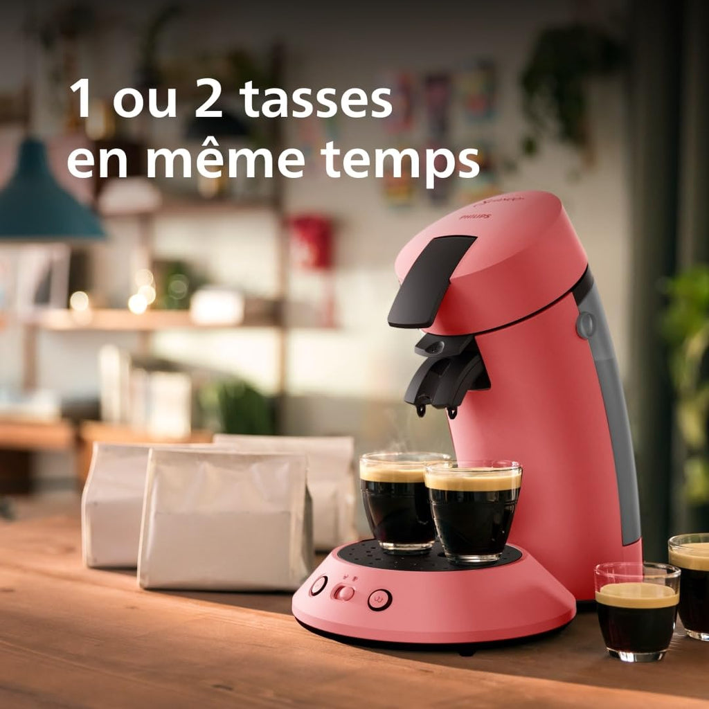 Cafetière à Dosettes SENSEO Original Plus Rouge Tendre (CSA210/35)
