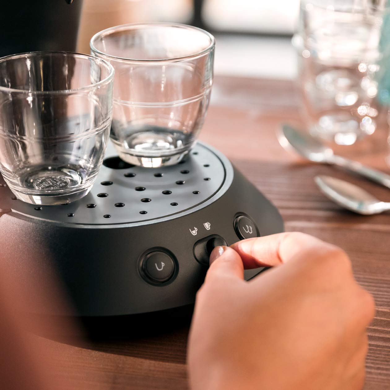 Cafetière à Dosettes SENSEO Original Plus Noir Intense (CSA210/61)
