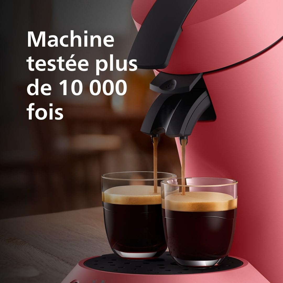 Cafetière à Dosettes SENSEO Original Plus Rouge Tendre (CSA210/35)