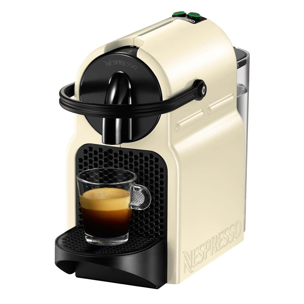 Nespresso Inissia – Machine à Café à Capsules Compacte, Blanc Crème