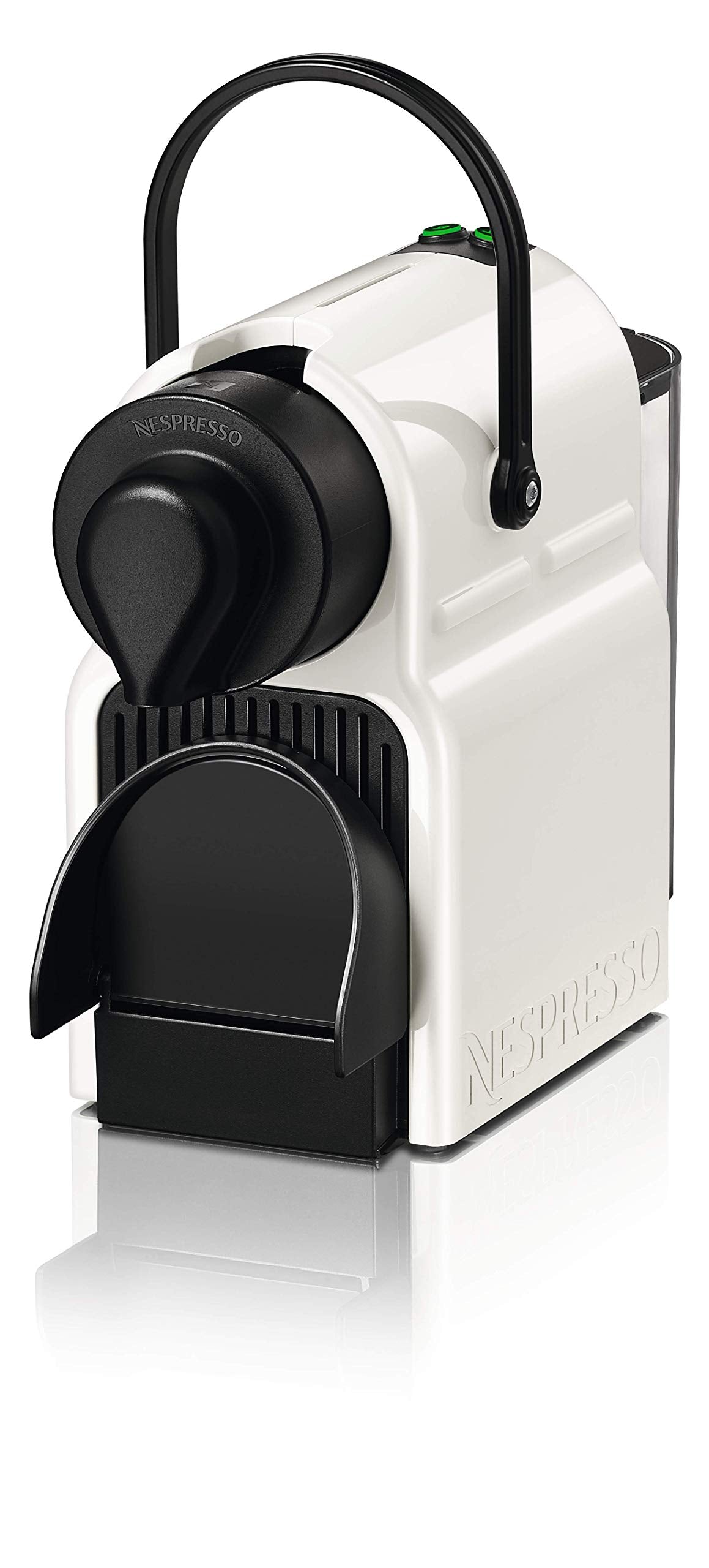 Nespresso Inissia – Cafetière Espresso Blanche, Format Grands Crus