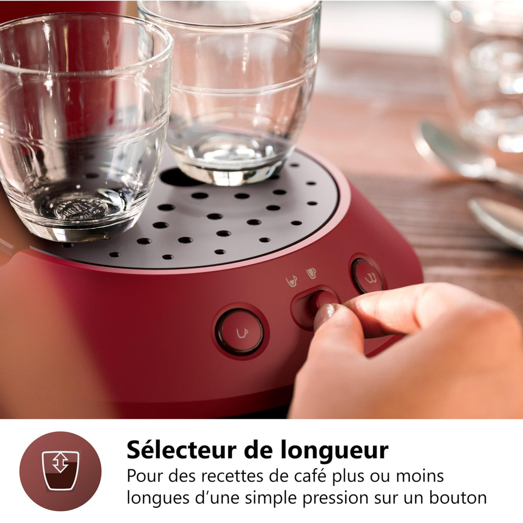 Cafetière à Dosettes SENSEO Original Plus Rouge (CSA210/91)